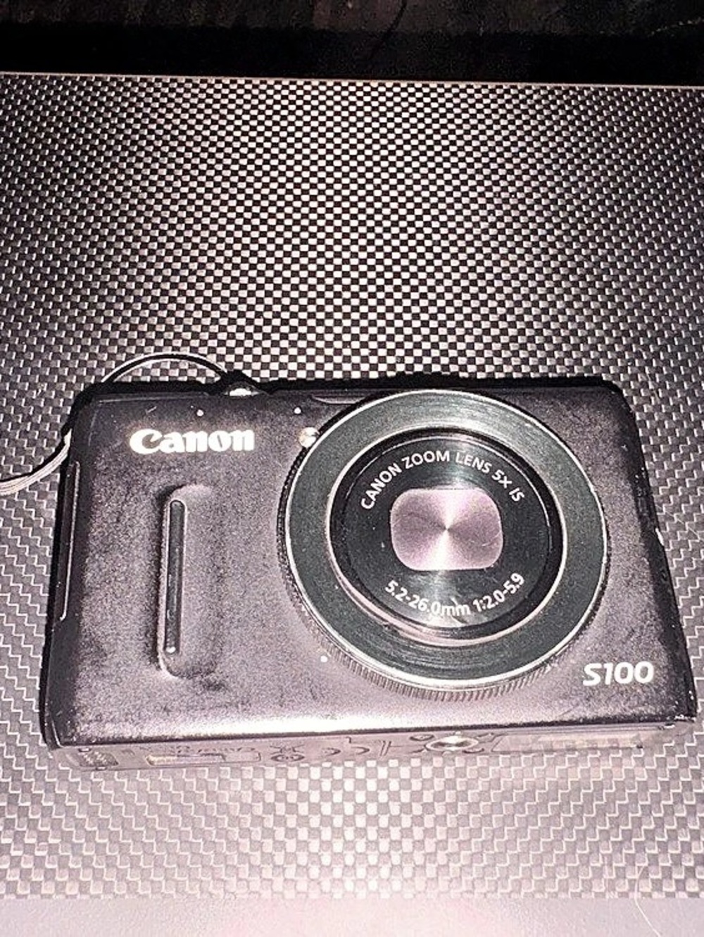 Canon PowerShot S100 Digital Camera Black FULLY FUNCTIONING